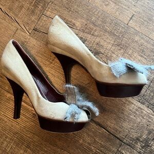Nina Ricci Genuine Suede Leather Heels 🔥